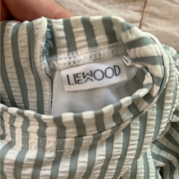 NWOT Liewood Anti-UV one piece Swimsuit Sillie. Light Blue - Picture 7 of 7